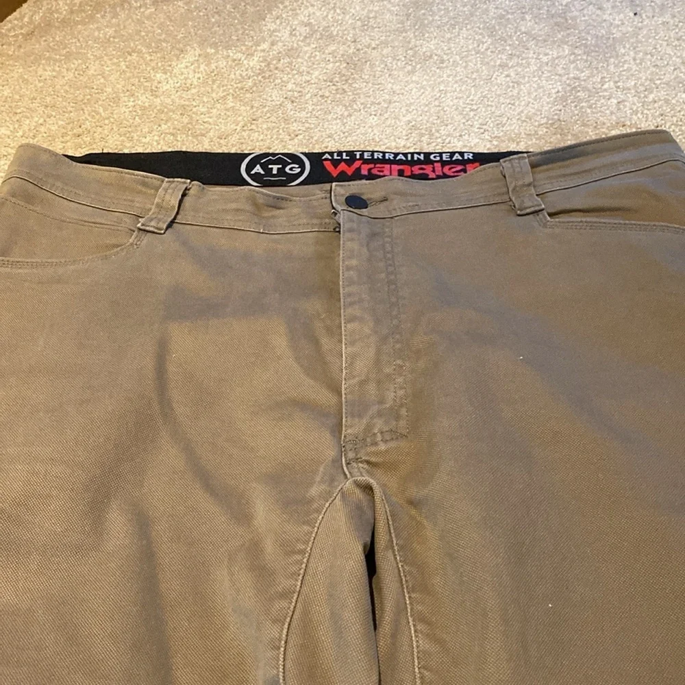 Wrangler ATG™ Men's Jackson Utility Cotton Spandex Pants Sea Turtle Sz W40 L33